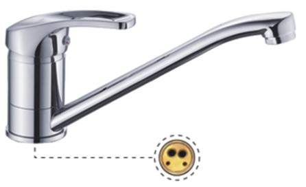 Смеситель для кухни 1-X 40мм  P4227