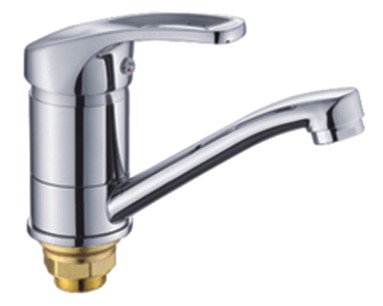 Смеситель для кухни 1-X с кор. изл.(гайка) 40мм  P4527-2