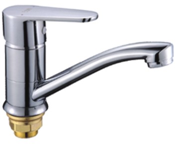 Смеситель для кухни 1-X с кор. изл.(гайка) 40мм  P4531-2