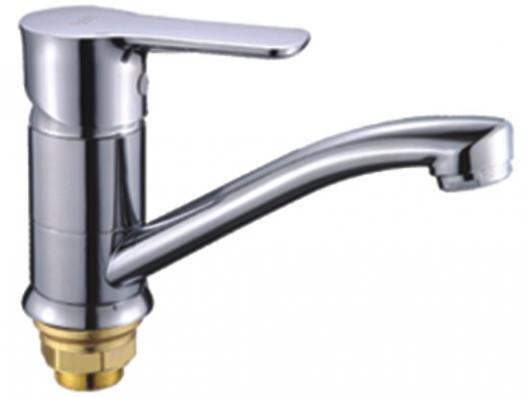 Смеситель для кухни 1-X с кор. изл.(гайка) 40мм  P4533-2