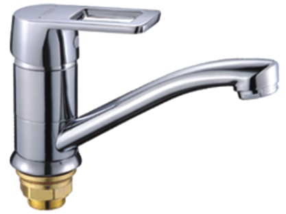 Смеситель для кухни 1-X с кор. изл.(гайка) 40мм  P4534-2