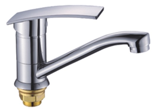 Смеситель для кухни 1-X с кор. изл.(гайка) 40мм  P4535-2