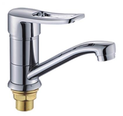 Смеситель для кухни 1-X с кор. изл.(гайка) 35 мм  P45150-2