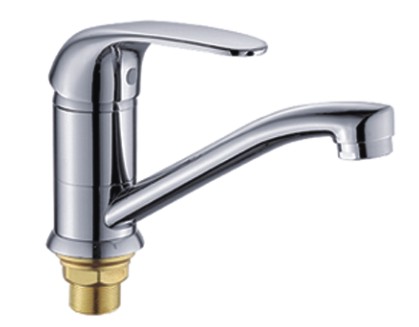 Смеситель для кухни 1-X с кор. изл.(гайка) 35 мм  P45203-2