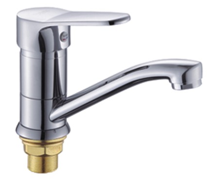 Смеситель для кухни 1-X с кор. изл.(гайка) 35 мм  P45218-2