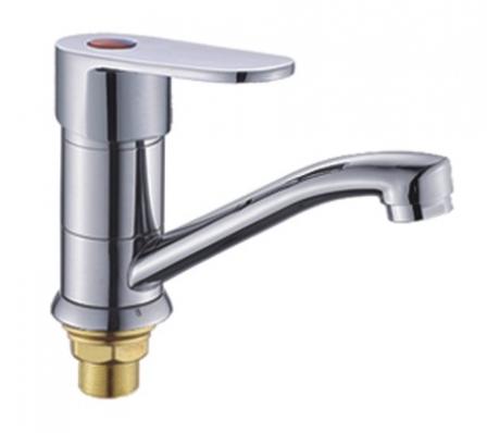 Смеситель для кухни 1-X с кор. изл.(гайка) 35 мм  P45220-2