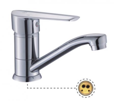 Смеситель для кухни 1-X с кор. изл.35 мм  P45227