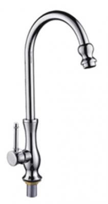 Смеситель для кухни 1-X с высок. изл.(гайка)  P4177