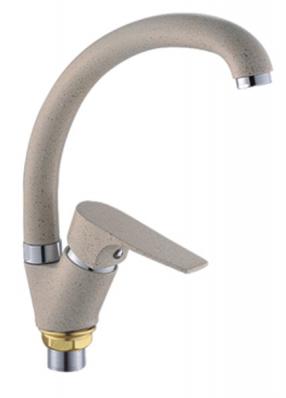 Смеситель для кухни 1-X с высок. изл.(гайка) 35 мм Крем. P59222-9