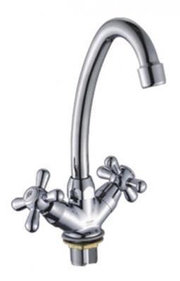 Смеситель для кухни 2-X с высок. изл. (гайка) P49301