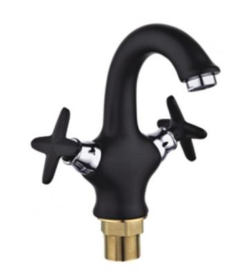 Смеситель для умыв. 2-X (гайка) Черный P10322-6