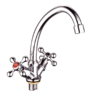 Смеситель для кухни 2-X с высок. изл. (гайка) P4967