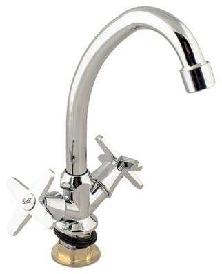 Смеситель для кухни 2-X с высок. изл. (гайка) P4969