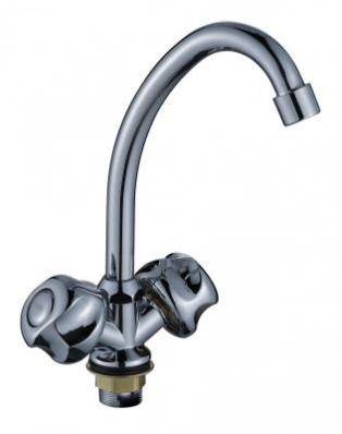 Смеситель для кухни 2-X с высок. изл. (гайка) P4970