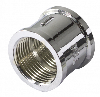 Муфта 1F x 1F (хром)