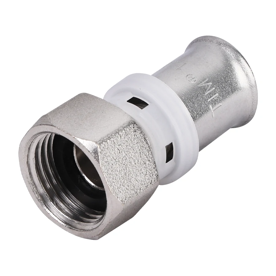 Пресс-фитинг, Муфта с накидной гайкой 16*1/2 внутр.